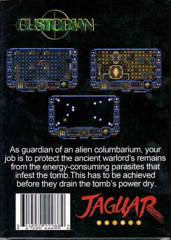 Custodian box art for Jaguar