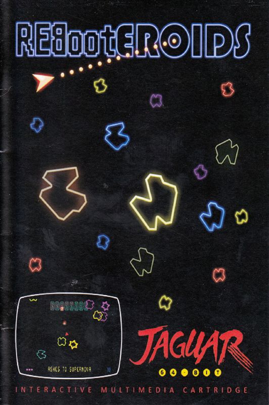 Rebooteroids box art for Jaguar