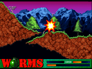 Worms screenshot 6 for Jaguar