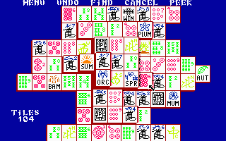Shanghai screenshot 3 for Atari Lynx
