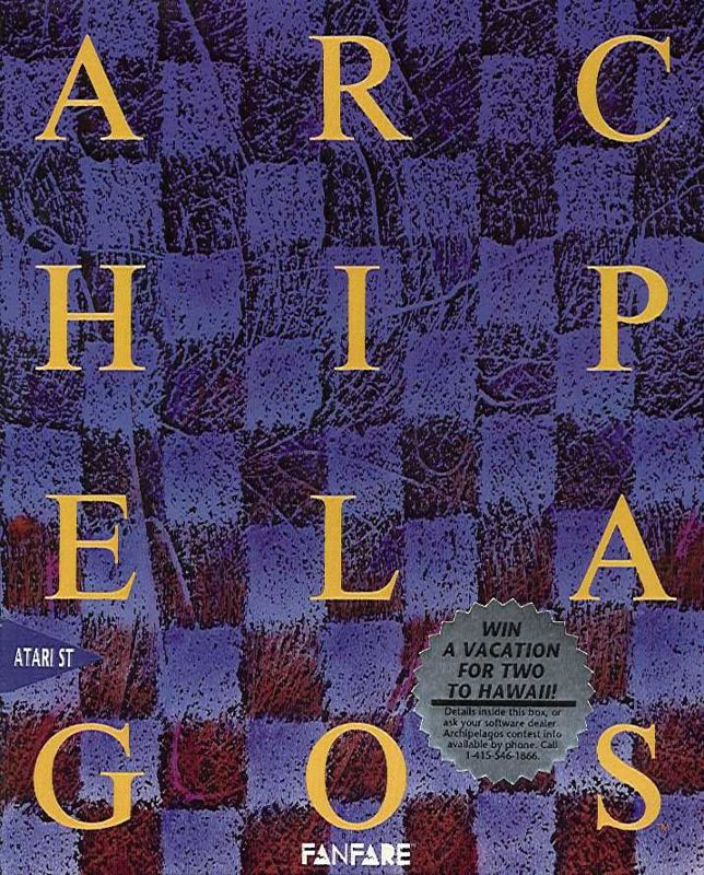 Archipelagos box art for Atari ST