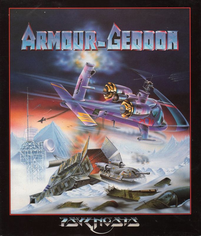 Armour-Geddon box art for Atari ST