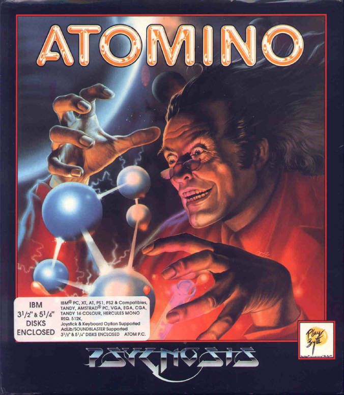 Atomino box art for Atari ST