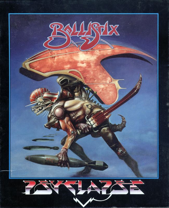 Ballistix box art for Atari ST