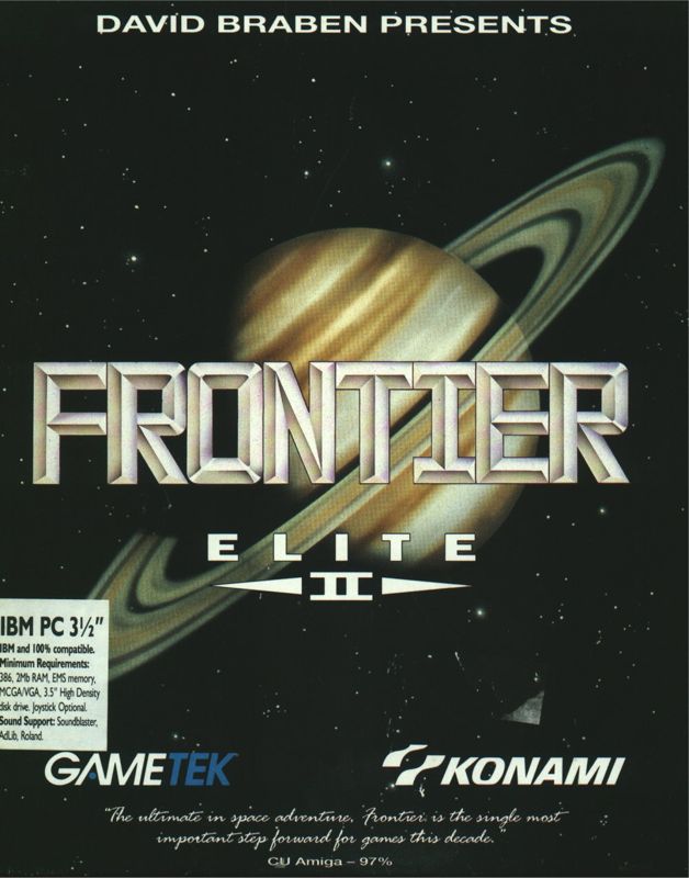 Elite box art for Atari ST