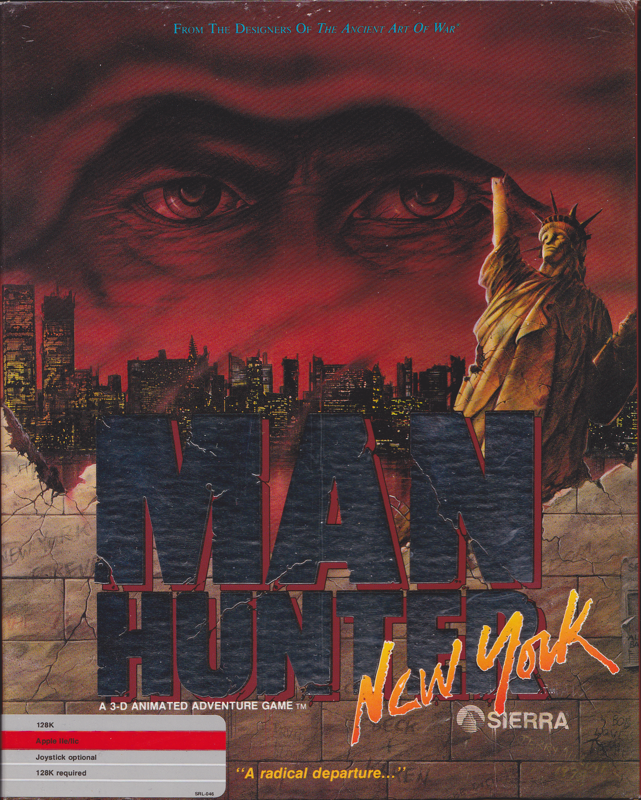 Hunter box art for Atari ST