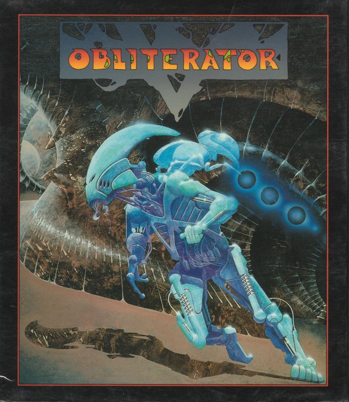 Obliterator box art for Atari ST
