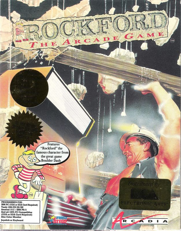 Rockford box art for Atari ST
