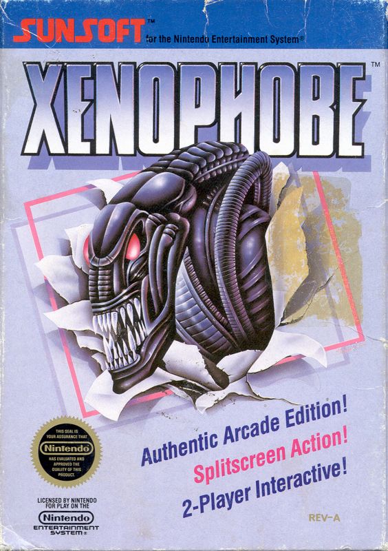 Xenophobe box art for Atari ST