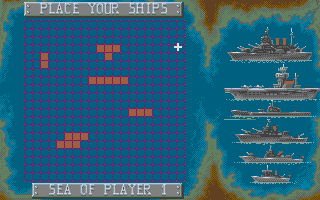Battleship screenshot 5 for Atari ST