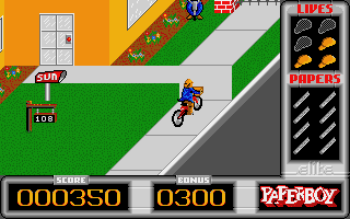 Paperboy screenshot 5 for Atari ST