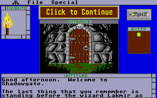 Shadowgate screenshot 5 for Atari ST