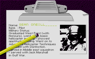 Thunderhawk screenshot 2 for Atari ST