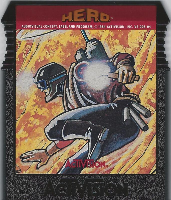 H.E.R.O. box art for Colecovision