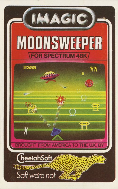 Moonsweeper box art for Colecovision