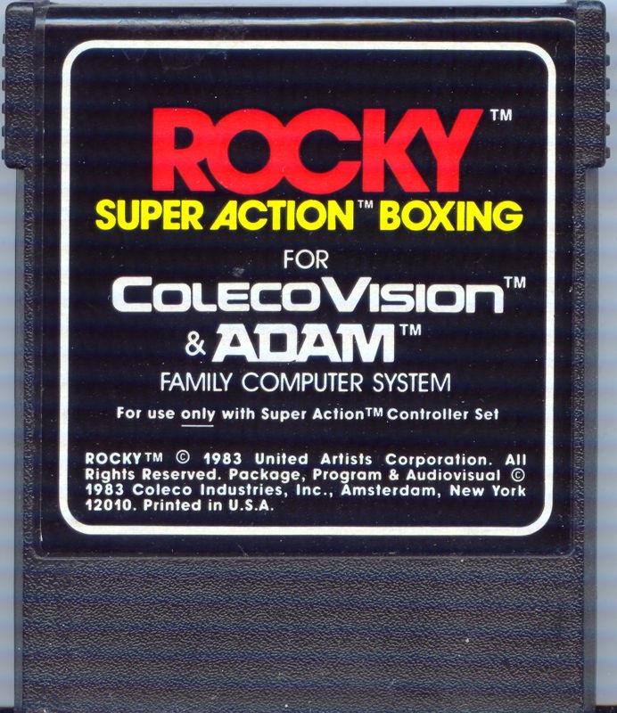 Rocky box art for Colecovision