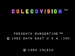 Burgertime screenshot 3 for Colecovision