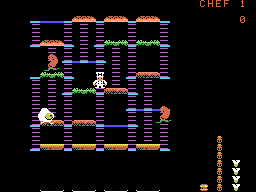 Burgertime screenshot 5 for Colecovision