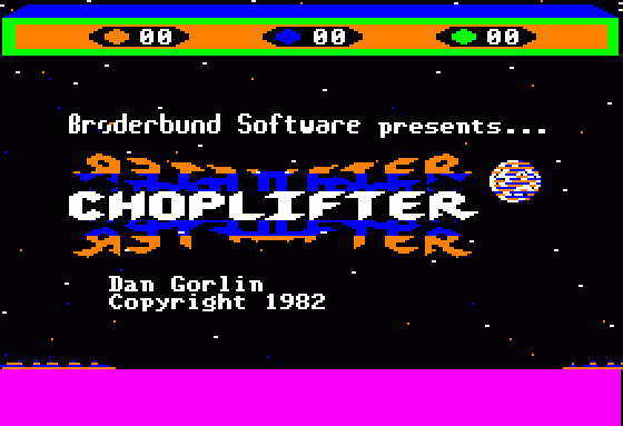 Choplifter! screenshot 8 for Colecovision