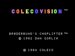 Choplifter! screenshot 3 for Colecovision