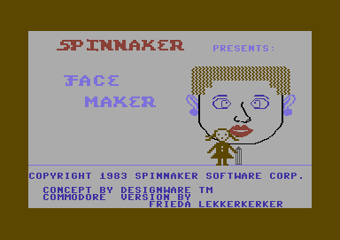 Facemaker screenshot 3 for Colecovision