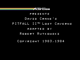 Pitfall screenshot 3 for Colecovision