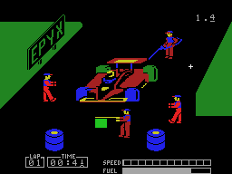 Pitstop screenshot 6 for Colecovision