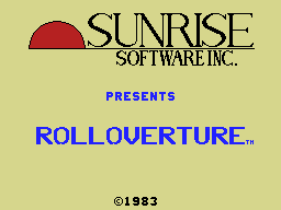 Rolloverture screenshot 3 for Colecovision