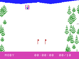 Skiing screenshot 6 for Colecovision