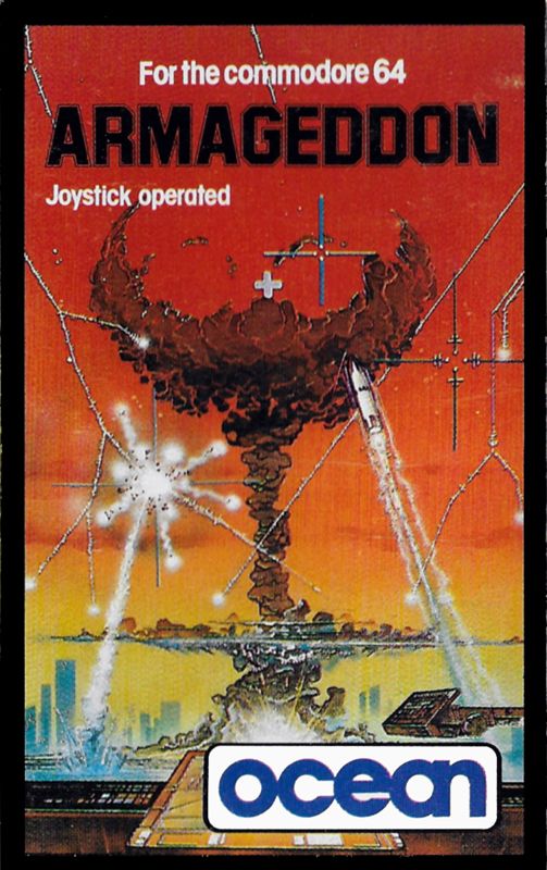 Armageddon box art for Commodore 64