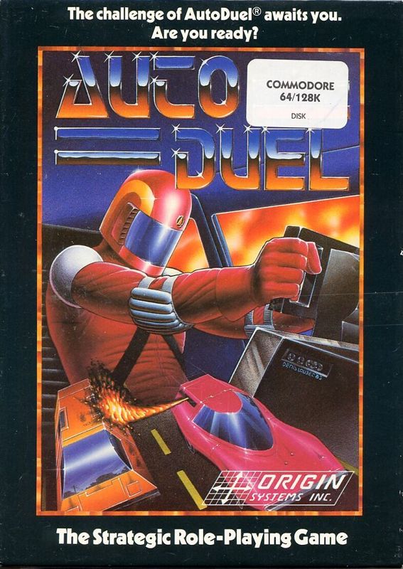 Autoduel box art for Commodore 64