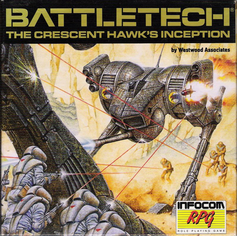 Battletech box art for Commodore 64