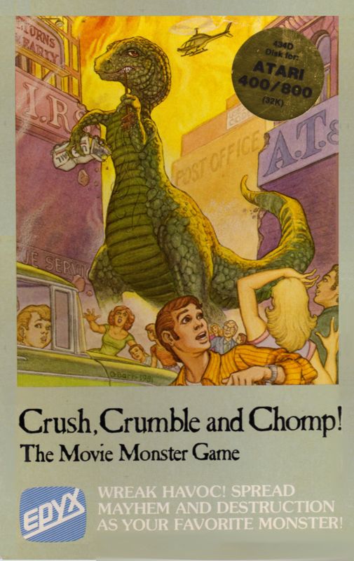 Chomp box art for Commodore 64