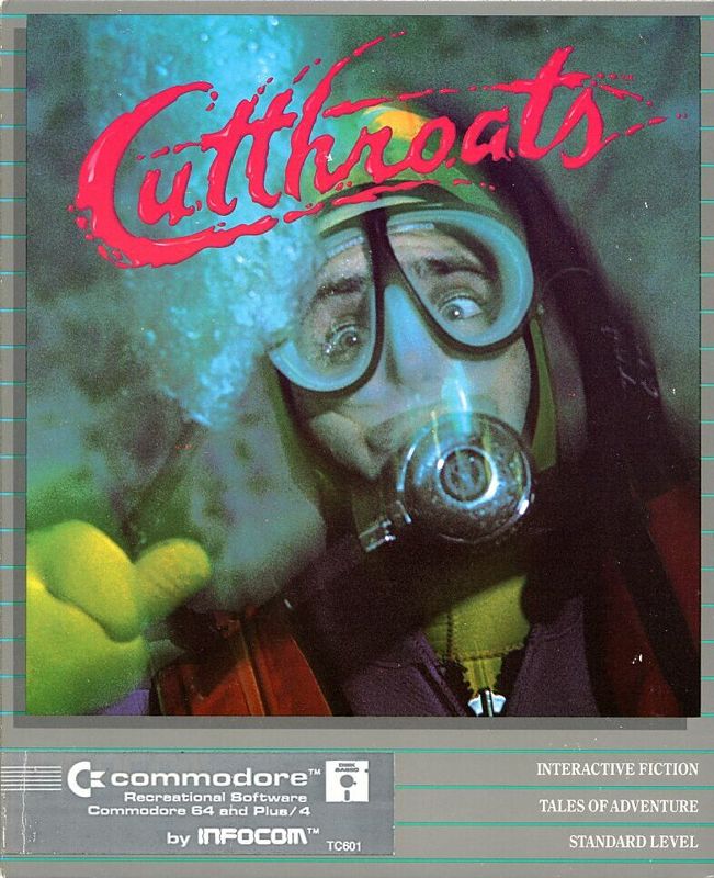 Cutthroats box art for Commodore 64
