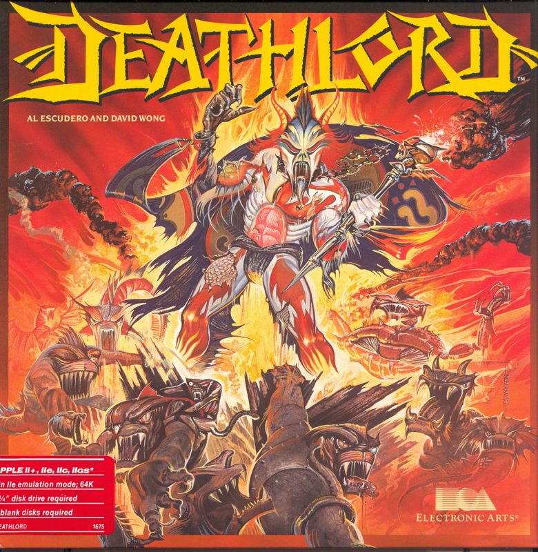 Deathlord box art for Commodore 64