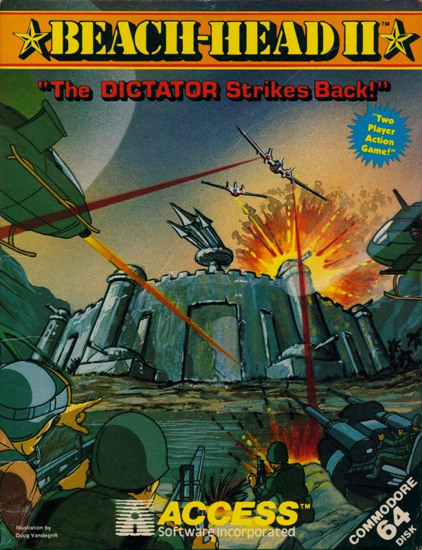Dictator box art for Commodore 64