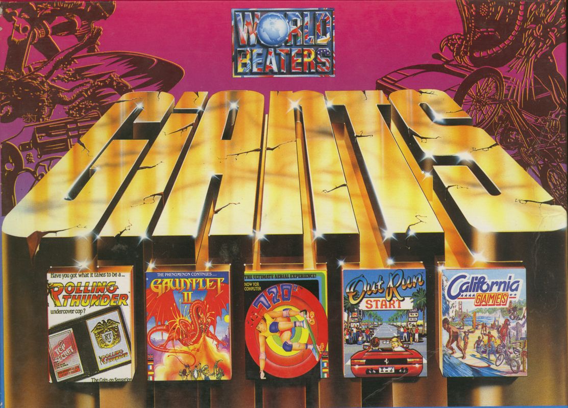 Giants box art for Commodore 64