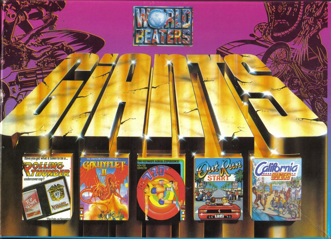Giants box art for Commodore 64
