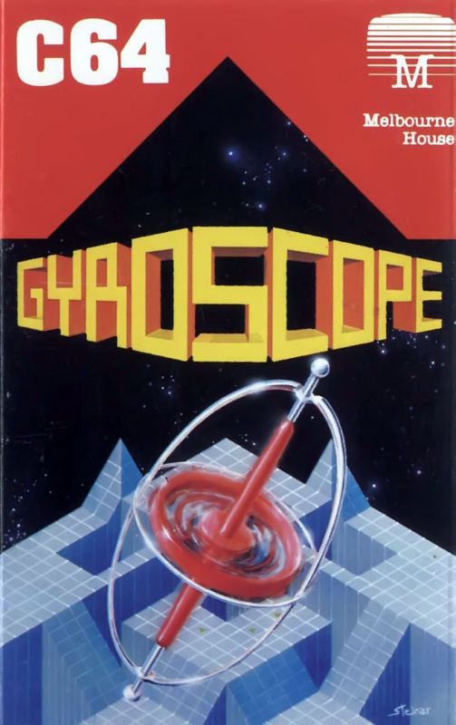 Gyroscope box art for Commodore 64