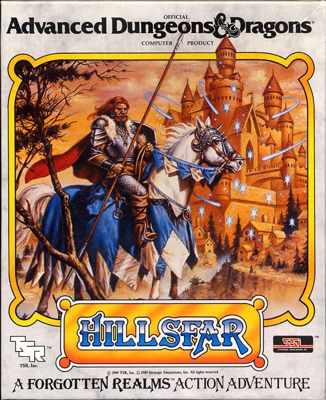 Hillsfar box art for Commodore 64