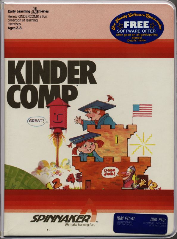 KinderComp box art for Commodore 64