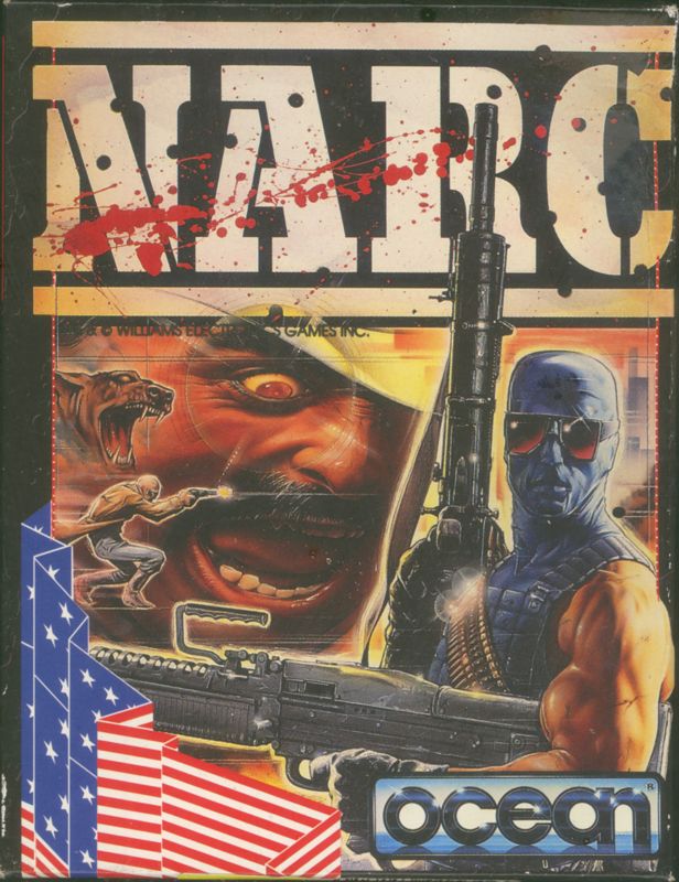 NARC box art for Commodore 64