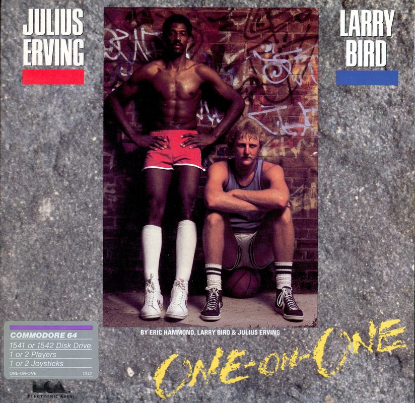 One-on-One box art for Commodore 64