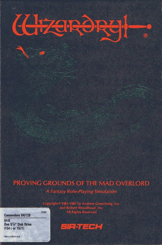 Overlord box art for Commodore 64