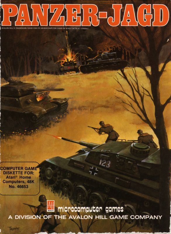 Panzer-Jagd box art for Commodore 64