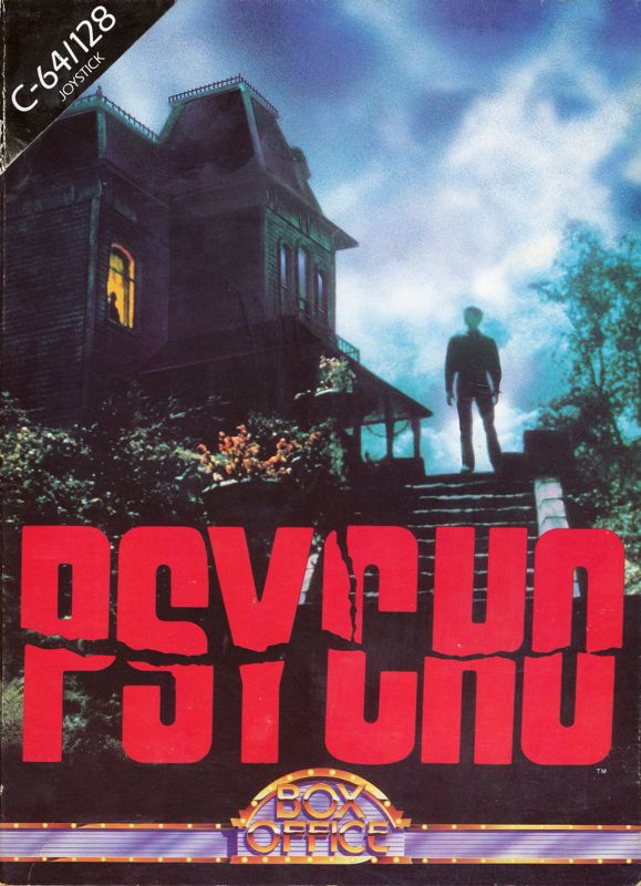 Psycho box art for Commodore 64
