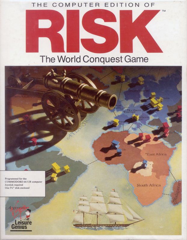 Risk box art for Commodore 64