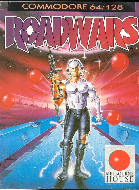 Roadwars box art for Commodore 64