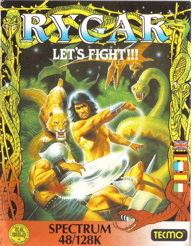 Rygar box art for Commodore 64