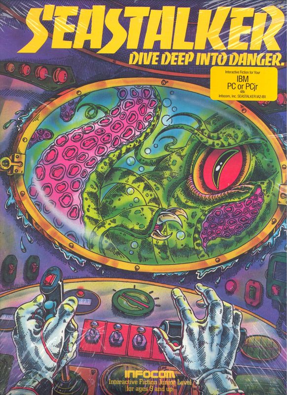 Seastalker box art for Commodore 64